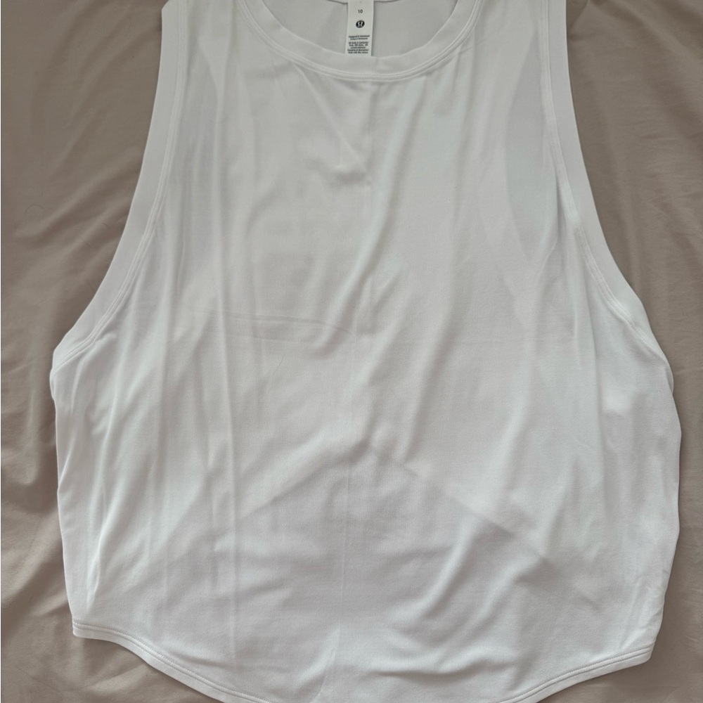 lululemon athletica White Muscle Tee